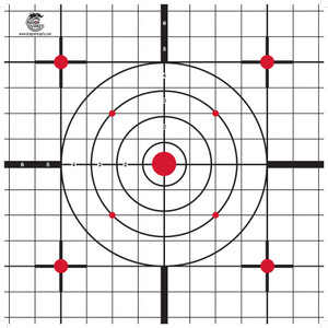 Dragon Targets 12" X 12" Sight-in Paper Targets Dragon Targets 12" X 12" Sight-in Paper Targets