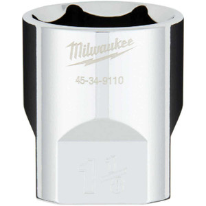 Milwaukee 1/2 In. Drive 1-1/8 In. 6-Point Shallow Standard Socket with FOUR FLAT Sides Milwaukee 1/2 In. Drive 1-1/8 In. 6-Point Shallow Standard Socket with FOUR FLAT Sides