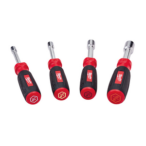 Milwaukee Standard 3 In. Hollow Shaft Nut Driver Set, 4-Piece