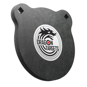 Dragon Targets 8" x 1/2" Raw Gong AR500 Steel Shooting Target