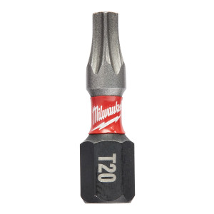 Milwaukee SHOCKWAVE Impact Torx T20 Insert Bits (2-Pack) Milwaukee SHOCKWAVE Impact Torx T20 Insert Bits (2-Pack)