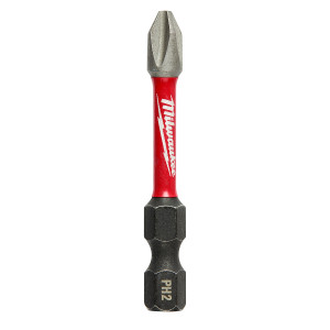 Milwaukee SHOCKWAVE #2 Phillips 2 In. Power Impact Screwdriver Bit Milwaukee SHOCKWAVE #2 Phillips 2 In. Power Impact Screwdriver Bit