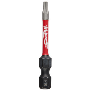 Milwaukee SHOCKWAVE T10 TORX 2 In. Power Impact Screwdriver Bit Milwaukee SHOCKWAVE T10 TORX 2 In. Power Impact Screwdriver Bit