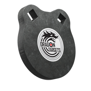 Dragon Targets 4" x 1/2" Raw Gong AR500 Steel Shooting Target