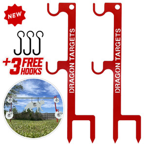 Dragon Targets XL Stomp-N-Shoot 47" Shooting Stand Set