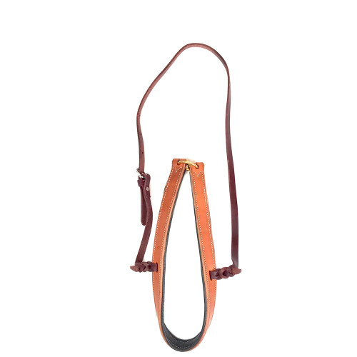 Elite Leather Noseband, Lined Elite Leather Noseband, Lined