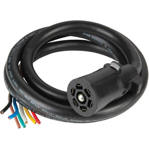 Reese Towpower Professional 7-Blade 6 Ft. Molded Cable Trailer Side Connector Reese Towpower Professional 7-Blade 6 Ft. Molded Cable Trailer Side Connector