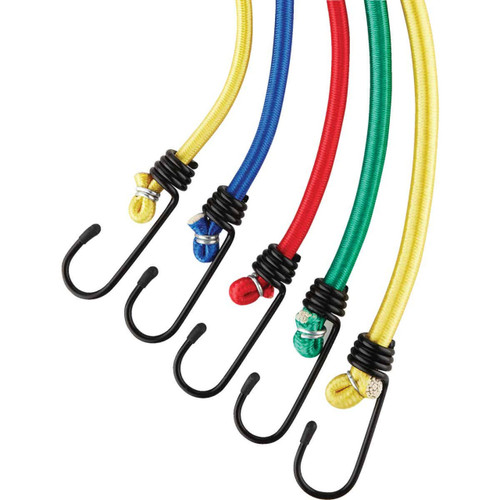 Erickson Assorted Vinyl Coated Wire Bungee Cord Set