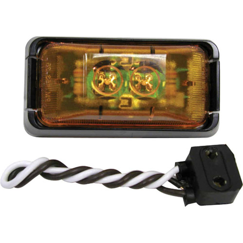 Peterson Rectangle Amber Clearance Light Peterson Rectangle Amber Clearance Light