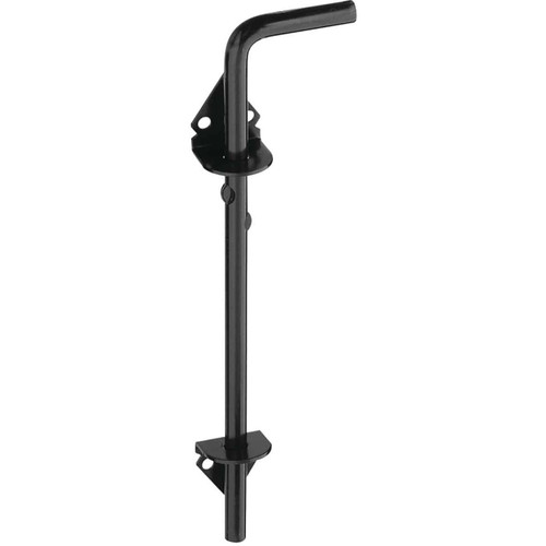 National 12 In. L. x 1/2 In. Dia. Black Steel Cane Bolt National 12 In. L. x 1/2 In. Dia. Black Steel Cane Bolt