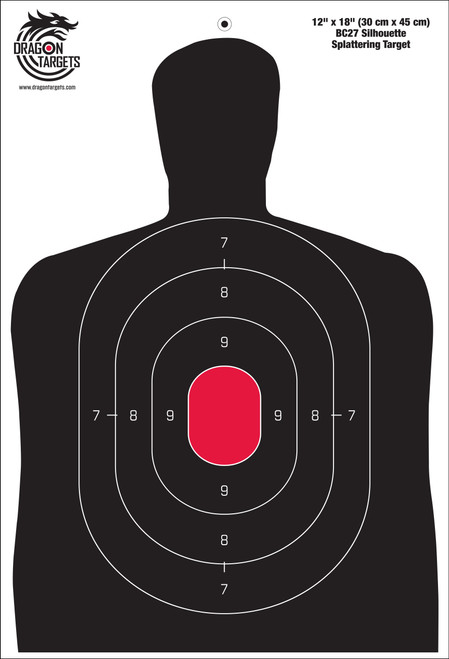 Dragon Targets 12" X 18" BC27 Silhouette Targets Dragon Targets 12" X 18" BC27 Silhouette Targets