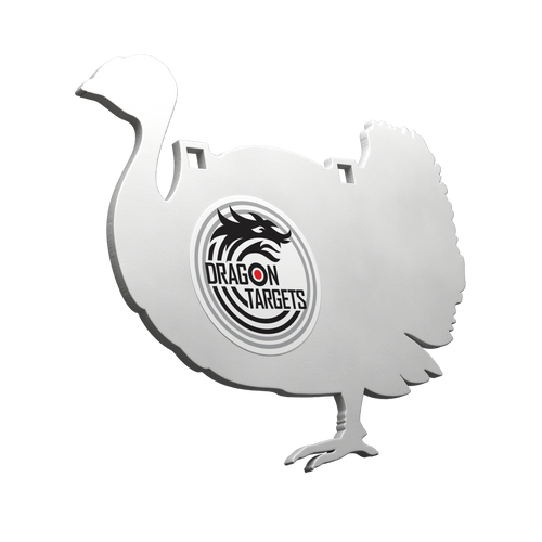 Dragon Targets Turkey 3/8" AR500 Steel Shooting Target Dragon Targets Turkey 3/8" AR500 Steel Shooting Target
