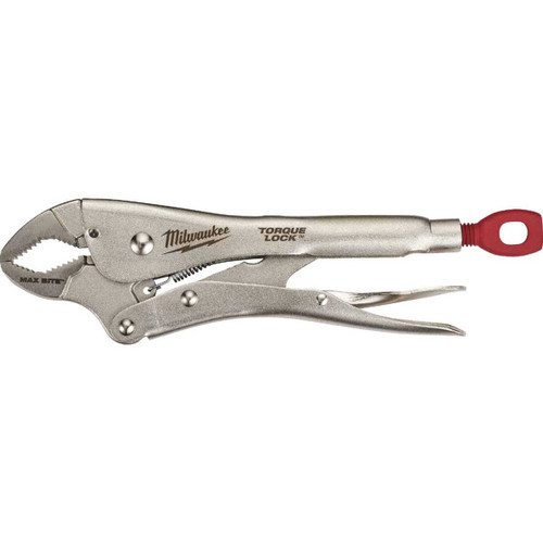 Milwaukee Torque Lock Maxbite 10 In. Curved Jaw Locking Pliers Milwaukee Torque Lock Maxbite 10 In. Curved Jaw Locking Pliers
