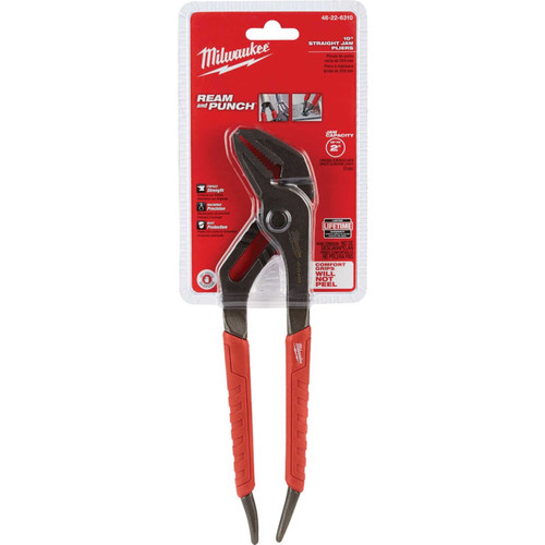 Milwaukee 10 In. Comfort Grip Straight Jaw Groove Joint Pliers Milwaukee 10 In. Comfort Grip Straight Jaw Groove Joint Pliers