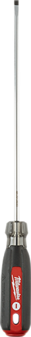 Milwaukee 3/16 In. x 8 In. Cushion Grip Cabinet Tip Slotted Screwdriver Milwaukee 3/16 In. x 8 In. Cushion Grip Cabinet Tip Slotted Screwdriver