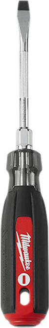 Milwaukee 1/4 In. x 4 In. Cushion Grip Slotted Screwdriver Milwaukee 1/4 In. x 4 In. Cushion Grip Slotted Screwdriver