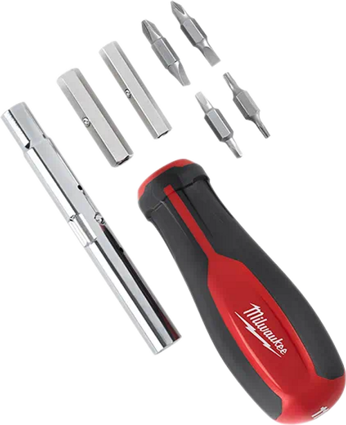 Milwaukee 11-in-1 Multi-Bit Screwdriver with TORX Square Drive