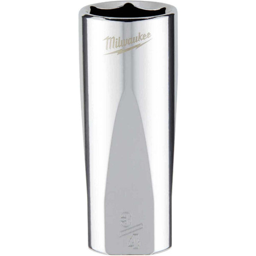 Milwaukee 3/8 In. Drive 3/4 In. 6-Point Deep Standard Socket with FOUR FLAT Sides Milwaukee 3/8 In. Drive 3/4 In. 6-Point Deep Standard Socket with FOUR FLAT Sides