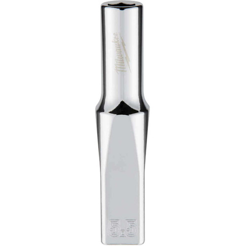 Milwaukee 1/4 In. Drive 5.5 mm 6-Point Deep Metric Socket with FOUR FLAT Sides Milwaukee 1/4 In. Drive 5.5 mm 6-Point Deep Metric Socket with FOUR FLAT Sides