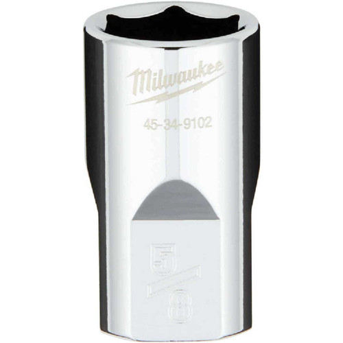 Milwaukee 1/2 In. Drive 5/8 In. 6-Point Shallow Standard Socket with FOUR FLAT Sides Milwaukee 1/2 In. Drive 5/8 In. 6-Point Shallow Standard Socket with FOUR FLAT Sides