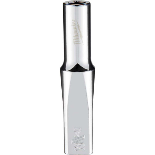 Milwaukee 1/4 In. Drive 7/32 In. 6-Point Deep Standard Socket with FOUR FLAT Sides Milwaukee 1/4 In. Drive 7/32 In. 6-Point Deep Standard Socket with FOUR FLAT Sides