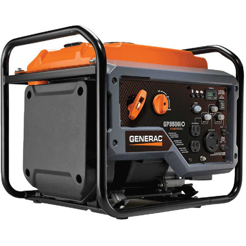 Generac GP3500iO 3000W Gasoline Powered Open Frame Recoil Pull Start Inverter Generator Generac GP3500iO 3000W Gasoline Powered Open Frame Recoil Pull Start Inverter Generator