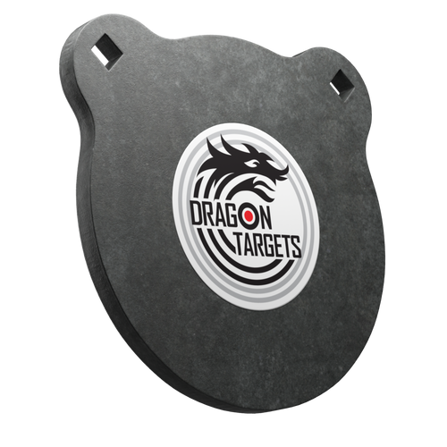 Dragon Targets 8" x 3/8" Raw Gong AR500 Steel Shooting Target