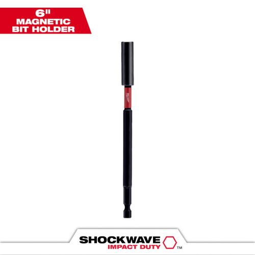Milwaukee SHOCKWAVE 6 In. Magnetic Impact Locking Bit Holder