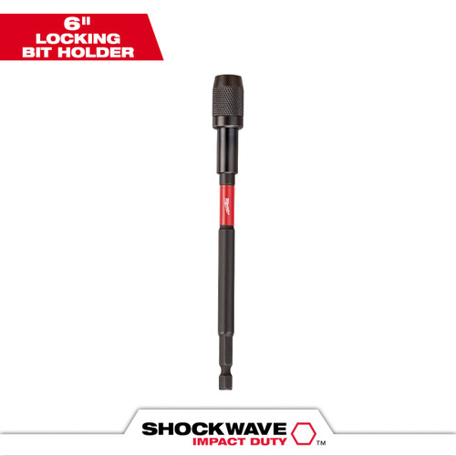 Milwaukee SHOCKWAVE 6 In. Magnetic Impact Locking Bit Holder