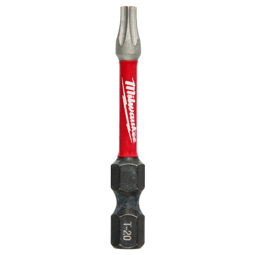 Milwaukee SHOCKWAVE T20 TORX 2 In. Power Impact Screwdriver Bit (2-Pack) Milwaukee SHOCKWAVE T20 TORX 2 In. Power Impact Screwdriver Bit (2-Pack)