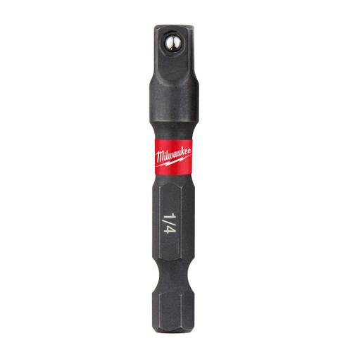 Milwaukee SHOCKWAVE 1/4 In. Hex to 1/2 In. Socket Adapter