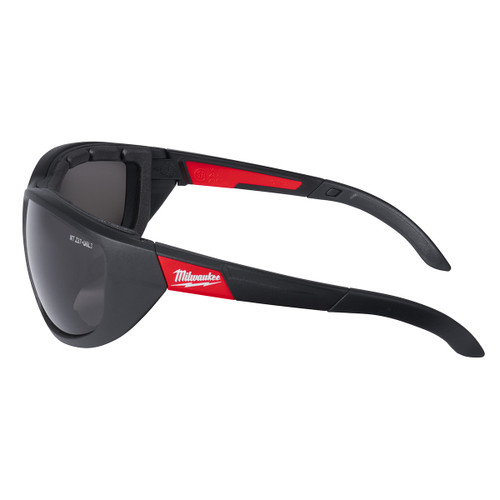 Milwaukee Red & Black Frame Gasketed High Performance Safety Glasses with Tinted & Polarized Lenses