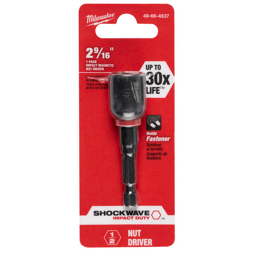 Millwaukee SHOCKWAVE 1/2 In. x 2-9/16 In. Power Impact Nutdriver