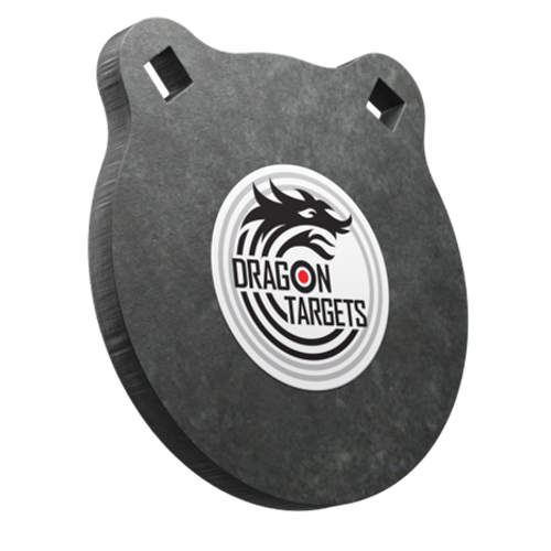 Dragon Targets 6" x 1/2" Raw Gong AR500 Steel Shooting Target