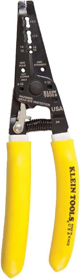 Klein 7-3/4 In. 12/2 and 14/2 AWG Solid Kurved NM Wire Stripper