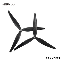 Propellers HQ MacroQuad Prop 11X7.5X3(2CW+2CCW) Black-Glass Fiber Reinforced Nylon