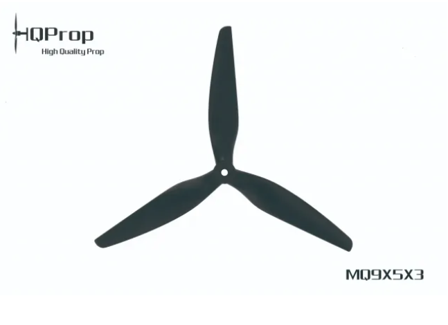 Propellers HQ MacroQuad Prop 9X5X3(2CCW+2CW) Black-Glass Fiber Reinforced Nylon