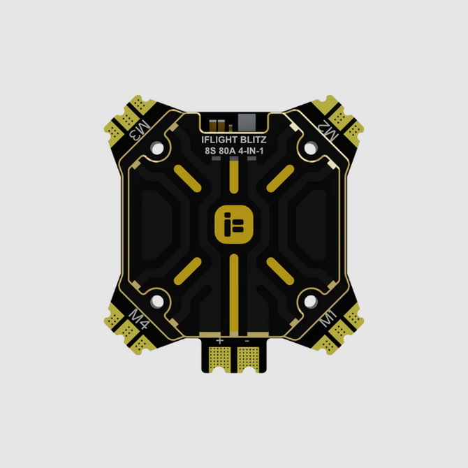 Electronic Speed Controller iFlight BLITZ E80 4-IN-1 Pro With CNC