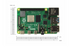 Single Board Computer Raspberry Pi 4 B modell – 8 GB