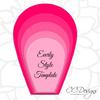 Everly Style Giant Paper Flower Templates