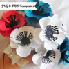 Anemone paper flowers