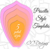 Set of 3 Flower Templates- Sarah, Everly, & Priscilla Style Templates