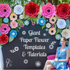 DIY giant flower wall. 