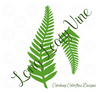 Long fern template