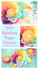 Rainbow Unicorn Paper Flower Templates