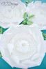 Giant Paper Snow Peony Flower Template with Vines