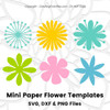Mini Paper Flowers - Set of 6