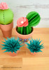 Paper Cactus Templates - Prickly Pear, Ferocactus and Aloe Vera