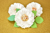 Pearl Dahlia Flower Templates