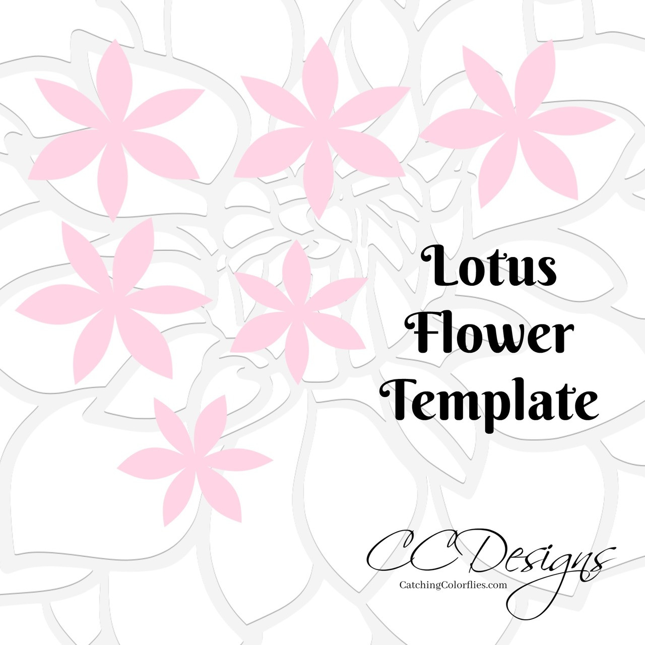 Lotus Style Paper Flower Templates - Catching Colorflies lotus-style-paper-flower-templates-catching-colorflies